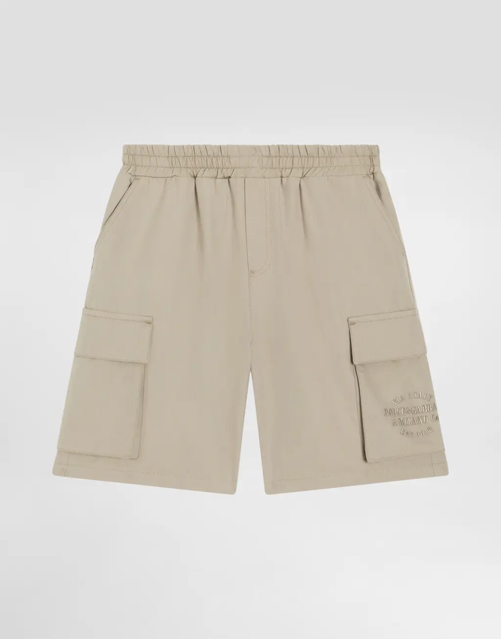 棉质华达呢百慕大短裤