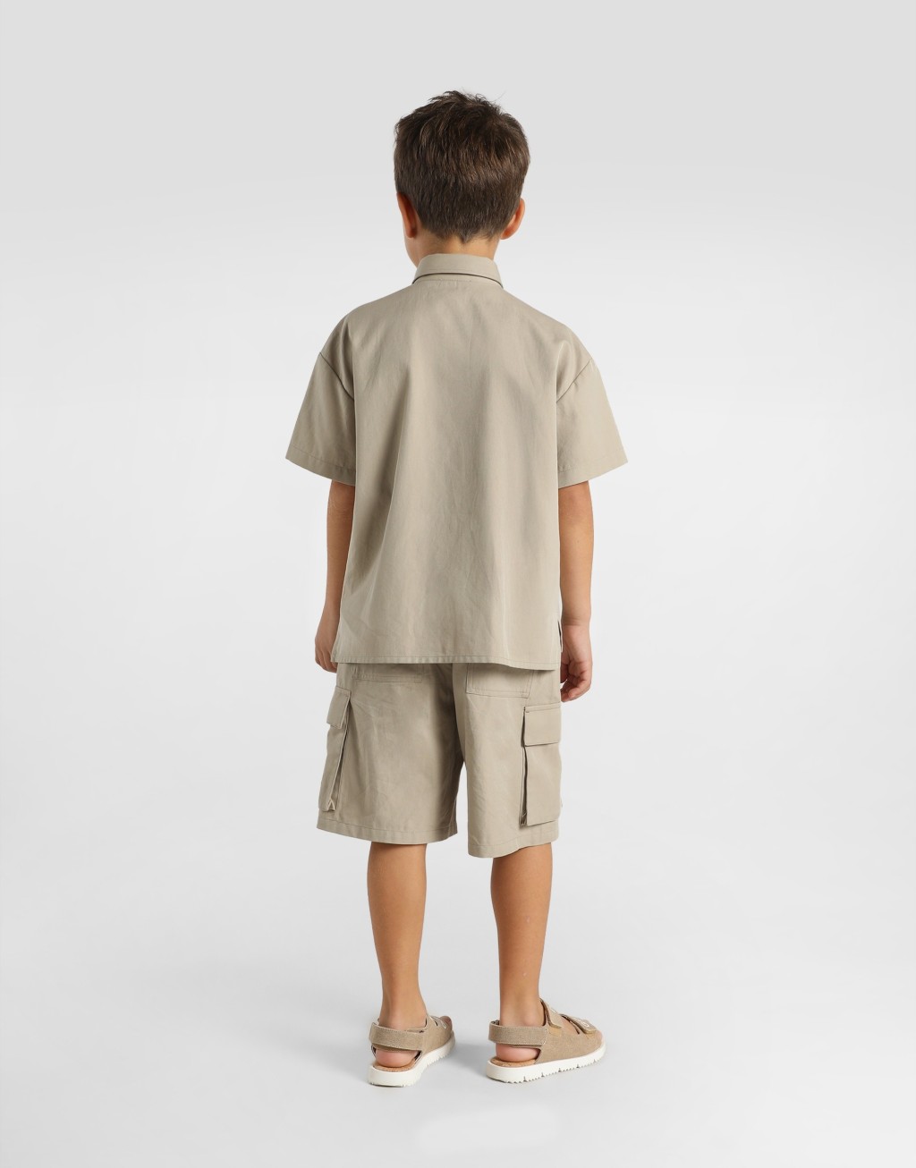 棉质华达呢百慕大短裤3