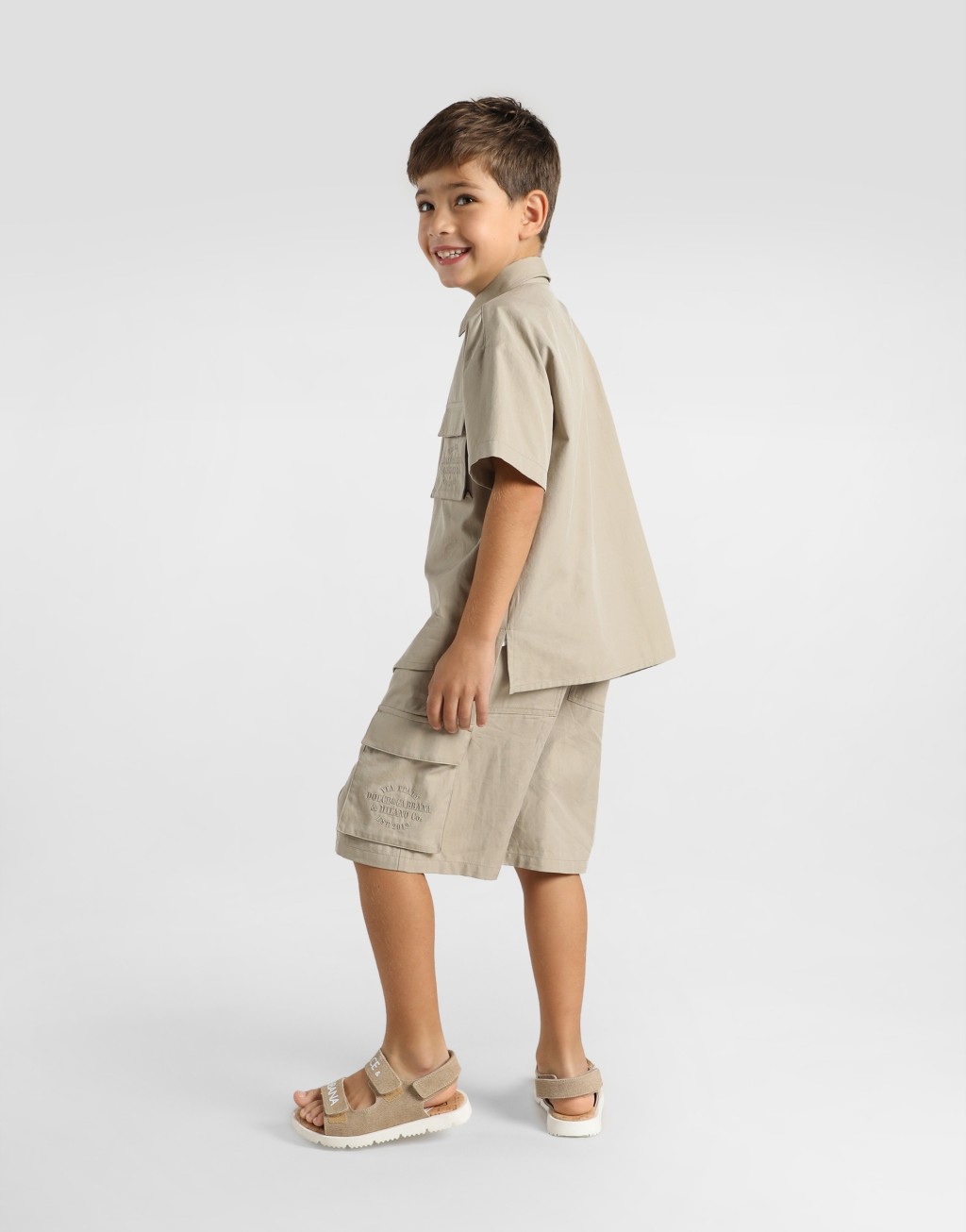 棉质华达呢百慕大短裤6