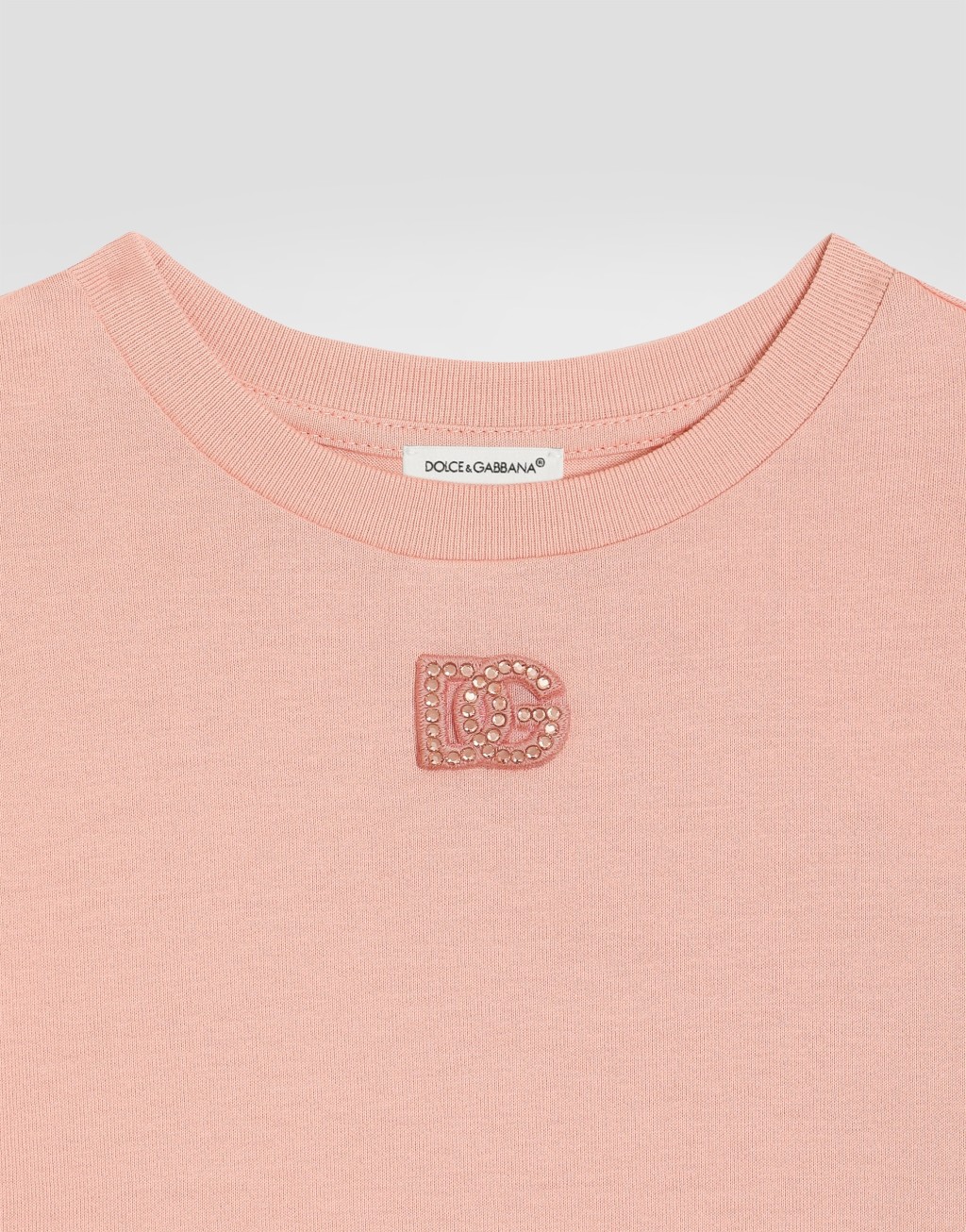 带DG贴片和水钻平纹针织T恤5