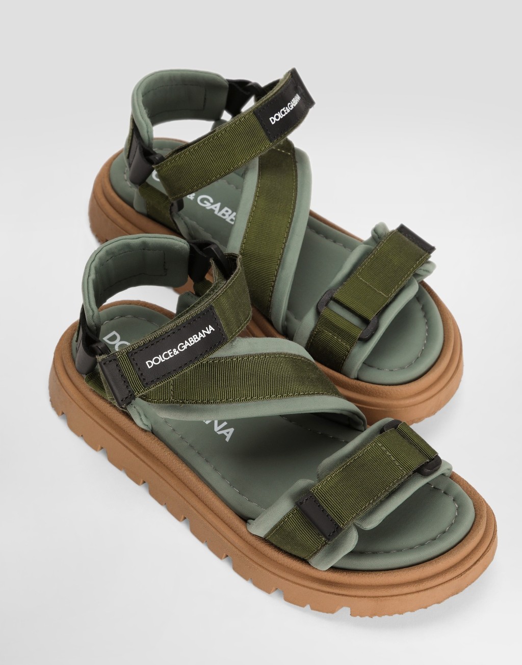 织物与纳帕小牛皮凉鞋4