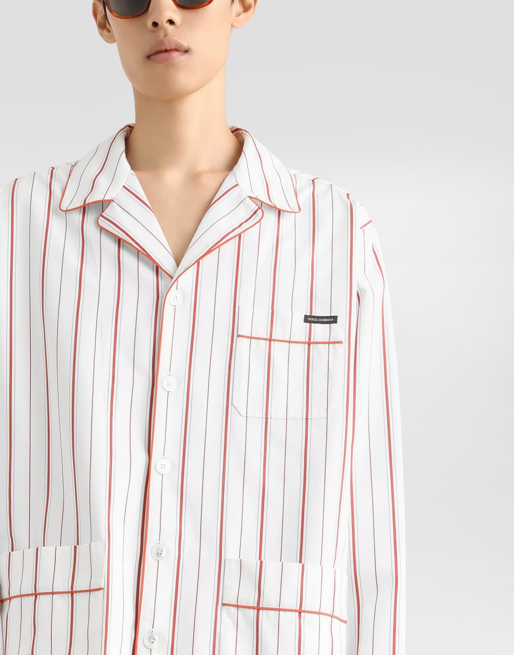 条纹府绸梳妆袍4