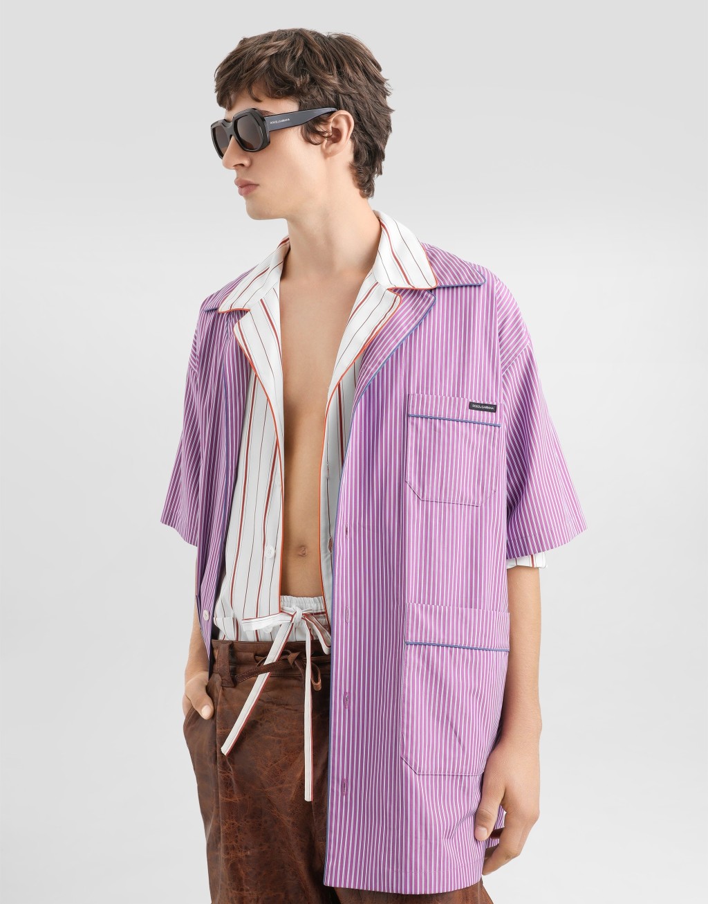 Hawaii 条纹府绸衬衫4