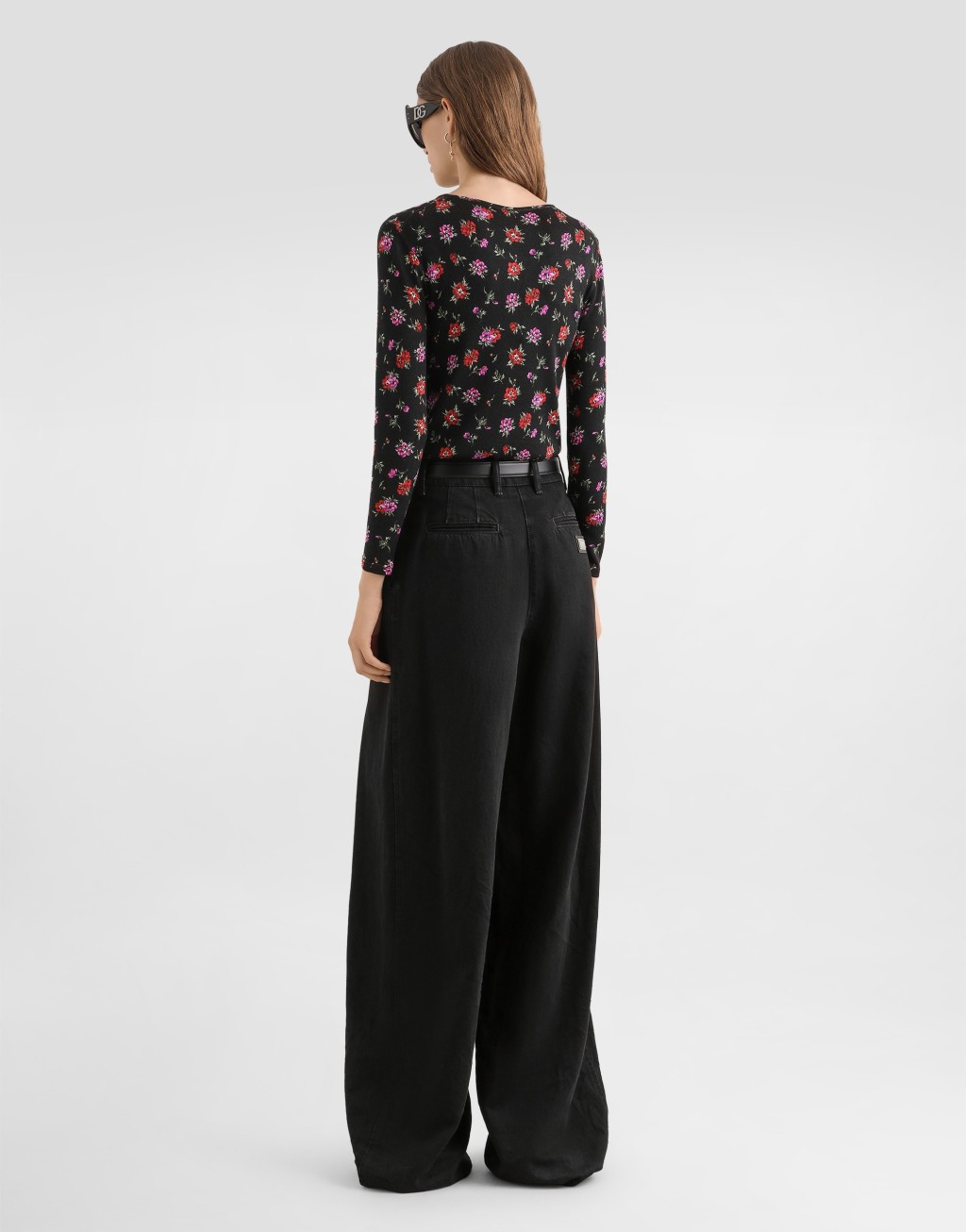 花卉印花真丝套衫3