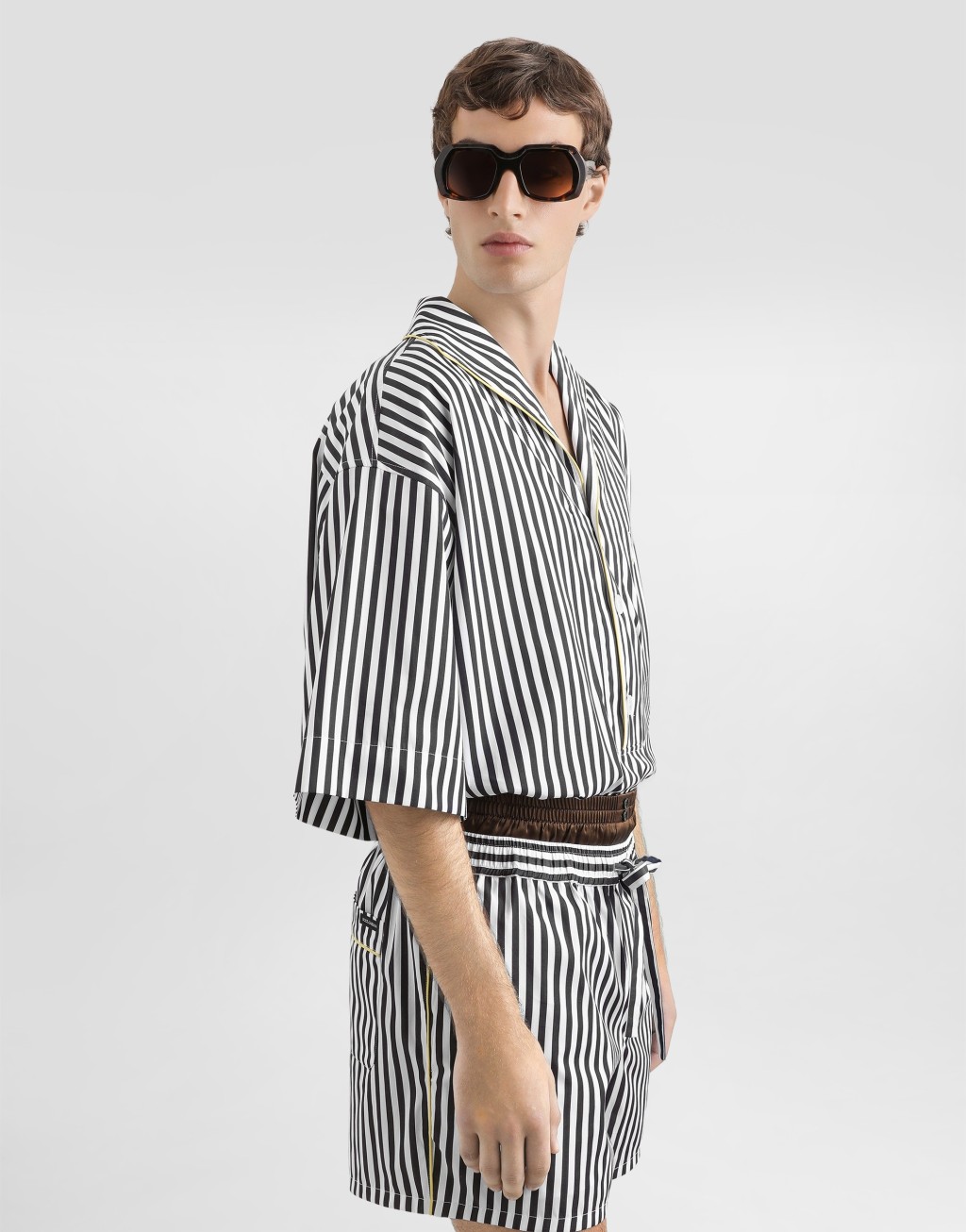 条纹府绸衬衫5