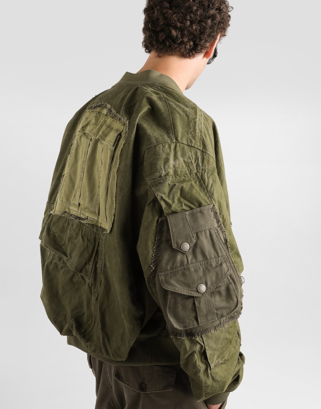 oversized 夹棉飞行员夹克5