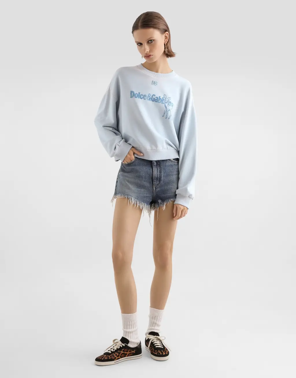 卫衣 饰以刺绣 印花