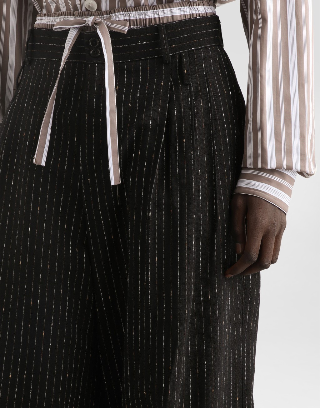 细条纹西装裤5