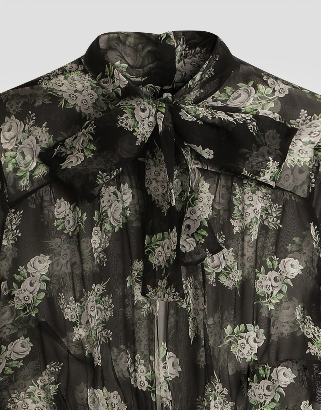 【雪纺裙】小花束印花雪纺连身裤3