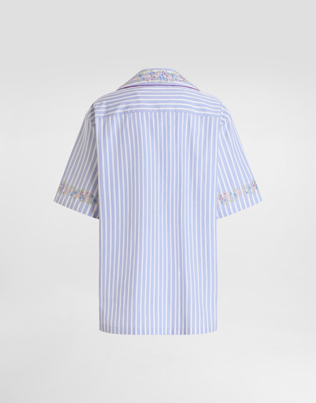 花卉刺绣棉质衬衫2