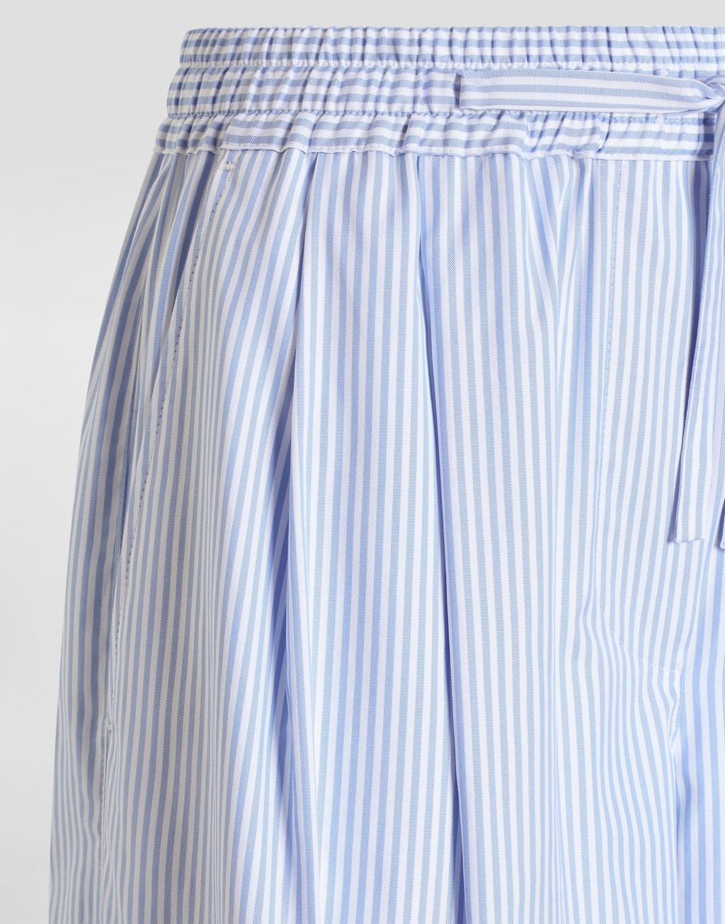 条纹府绸长裤3
