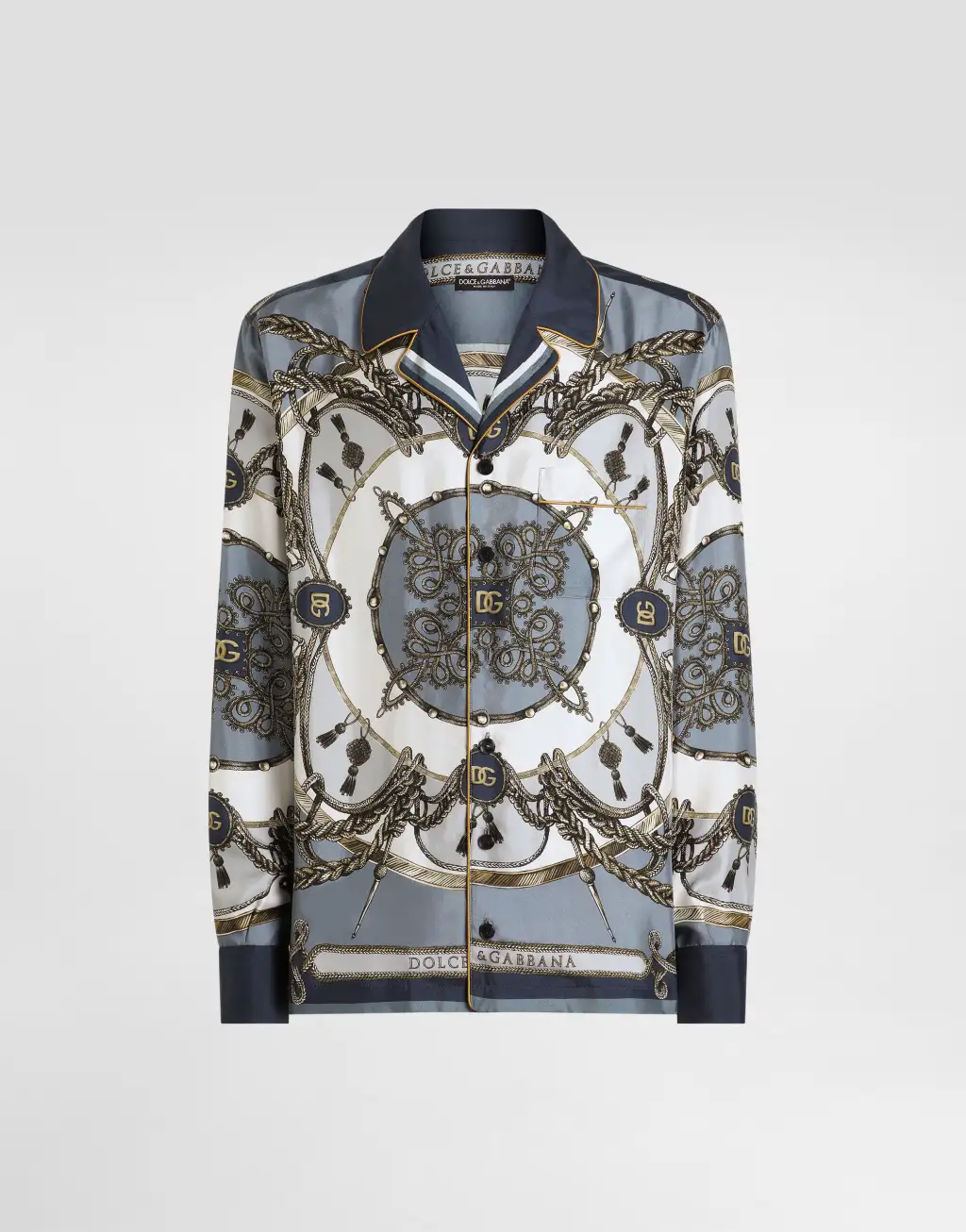 cargo 印花真丝斜纹衬衫