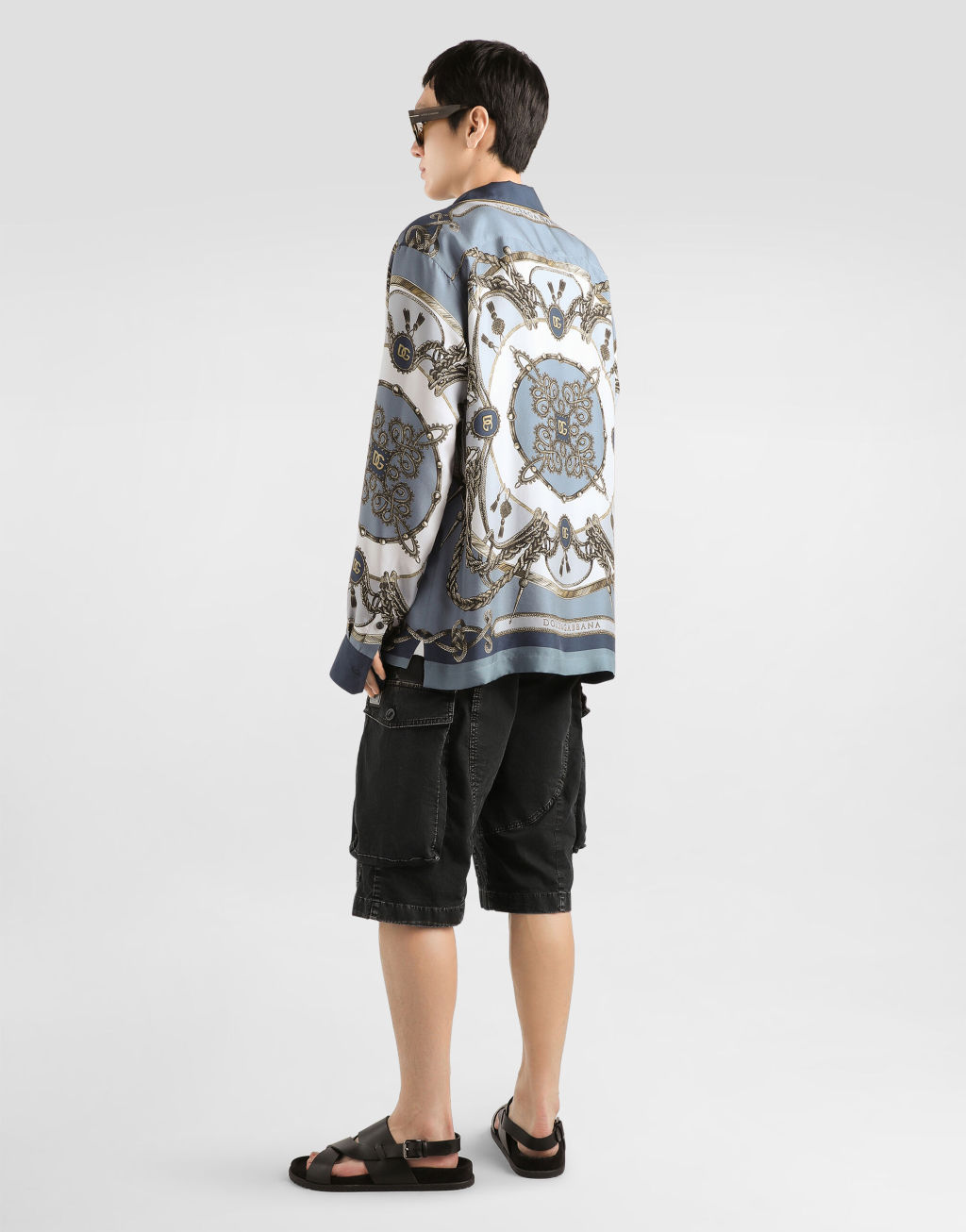 cargo 印花真丝斜纹衬衫3