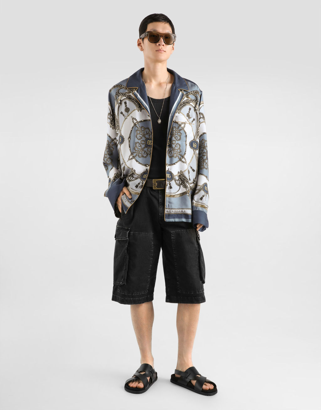 cargo 印花真丝斜纹衬衫2