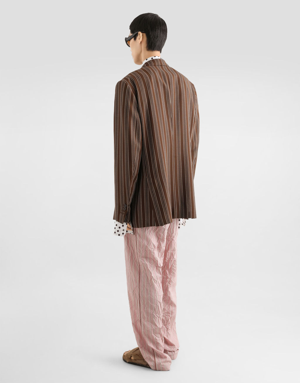 波点印花波浪真丝衬衫6