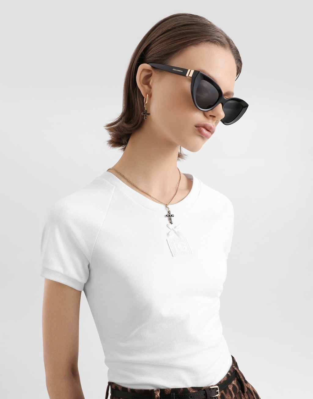 针织T恤 饰以刺绣标签5