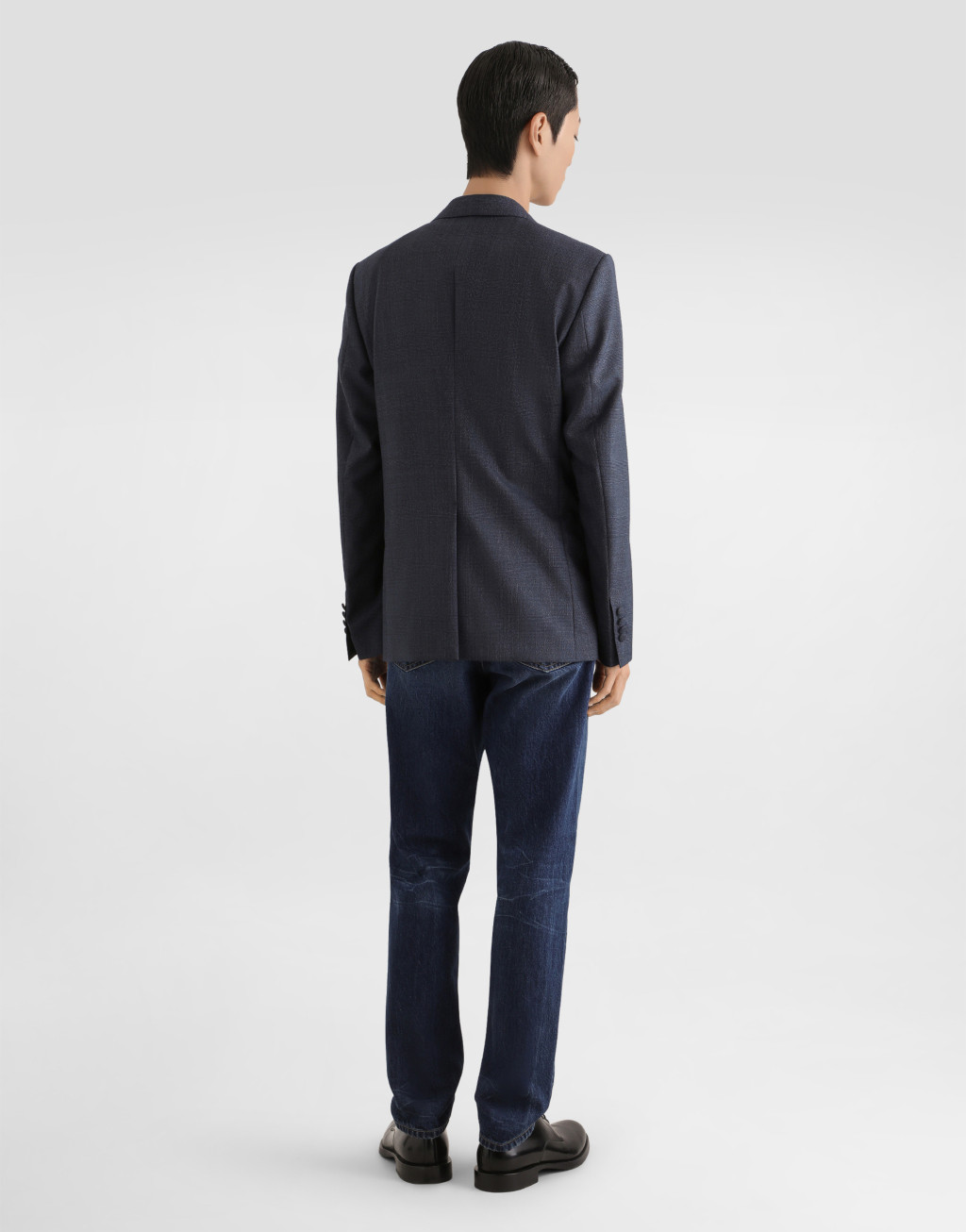 威尔士亲王格纹羊毛 Sicilia Light 单排扣夹克3