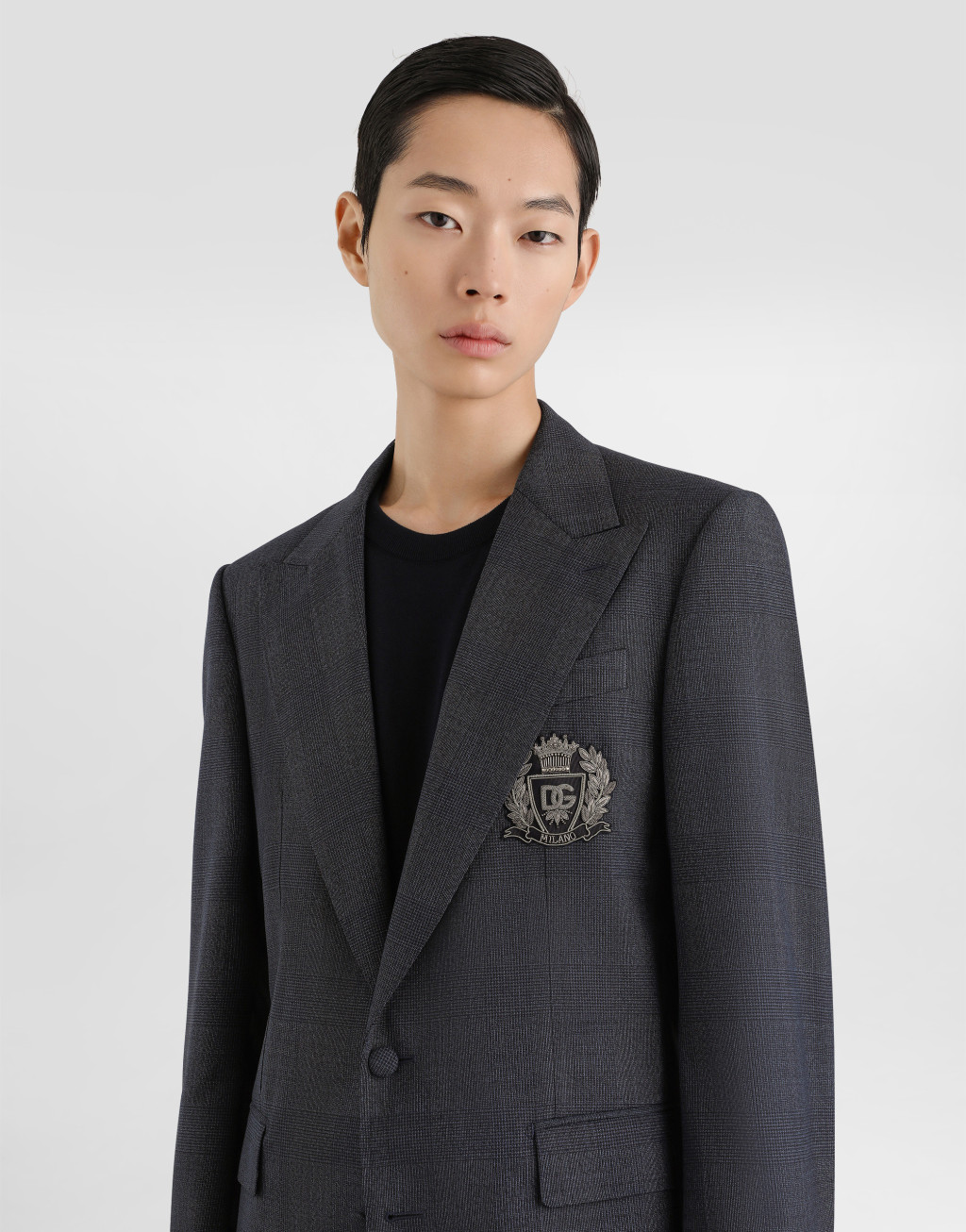 威尔士亲王格纹羊毛 Sicilia Light 单排扣夹克4