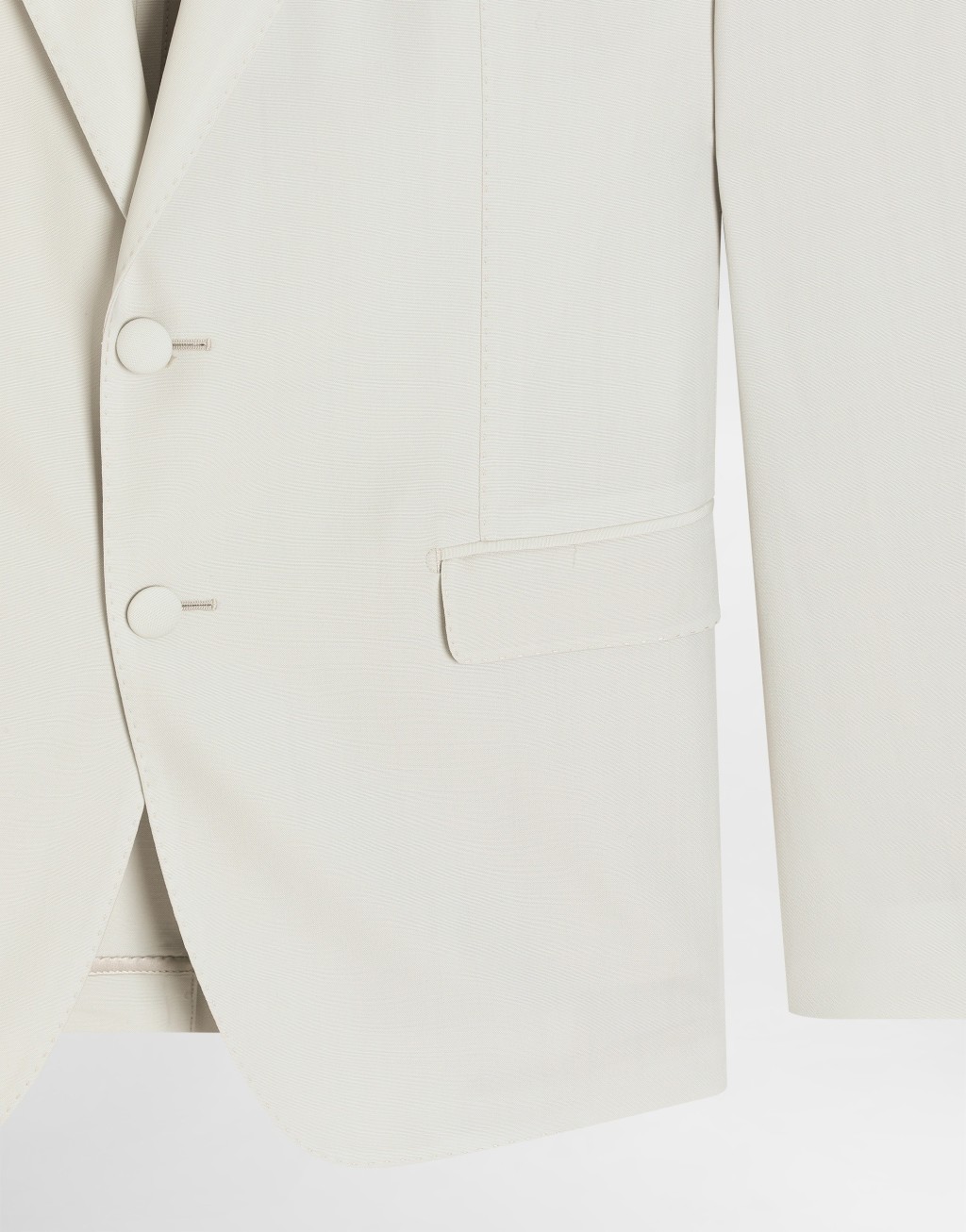 羊毛府绸单排扣夹克4