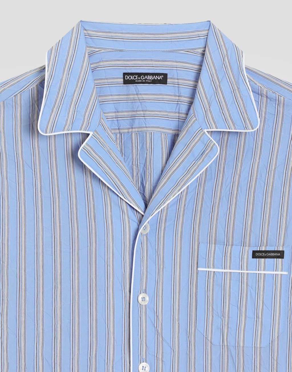 褶皱条纹面料 Vanity 衬衫3