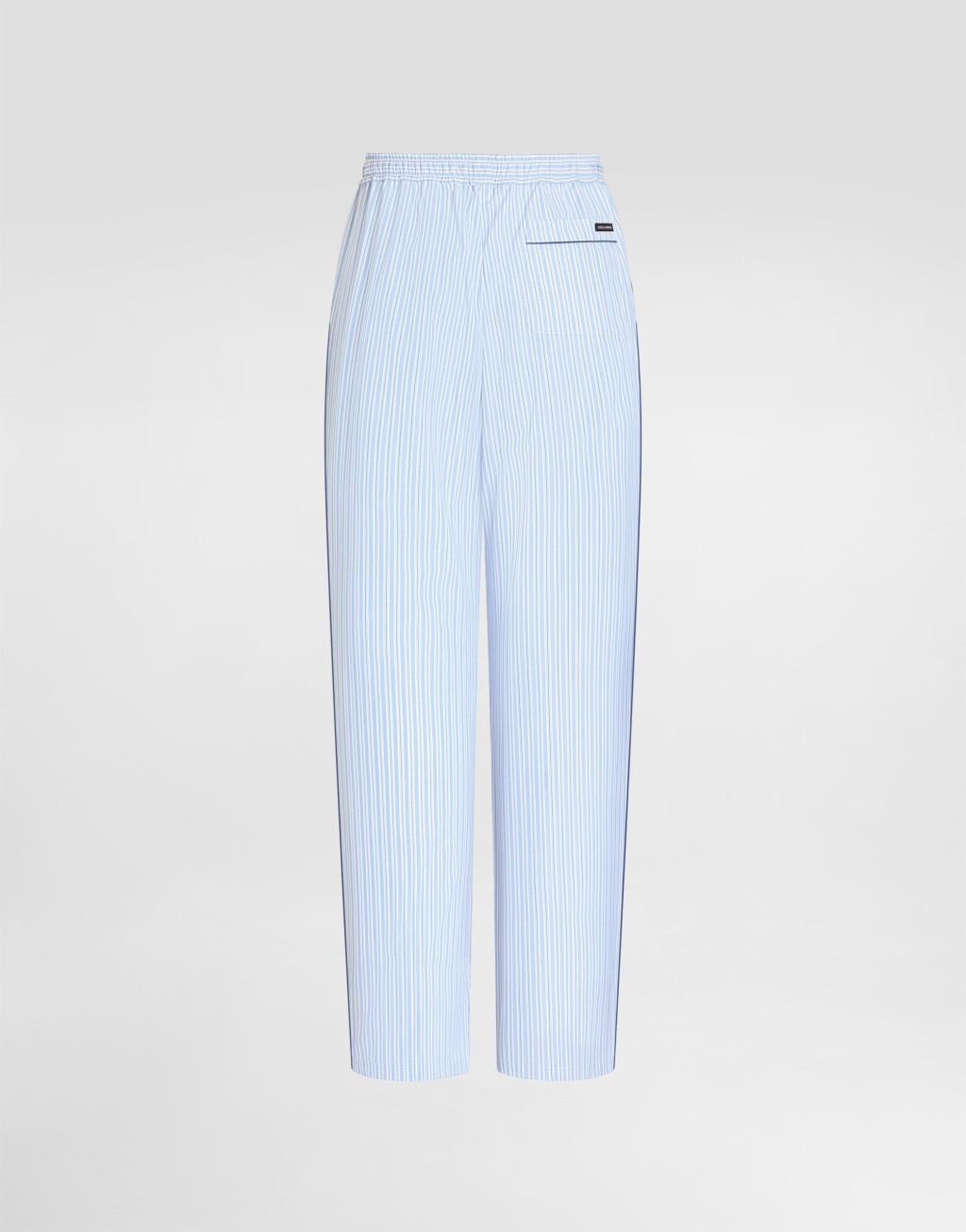 条纹棉质府绸长裤2