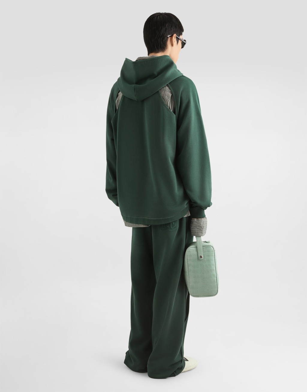 皱感条纹亚麻混纺装饰衬衫3