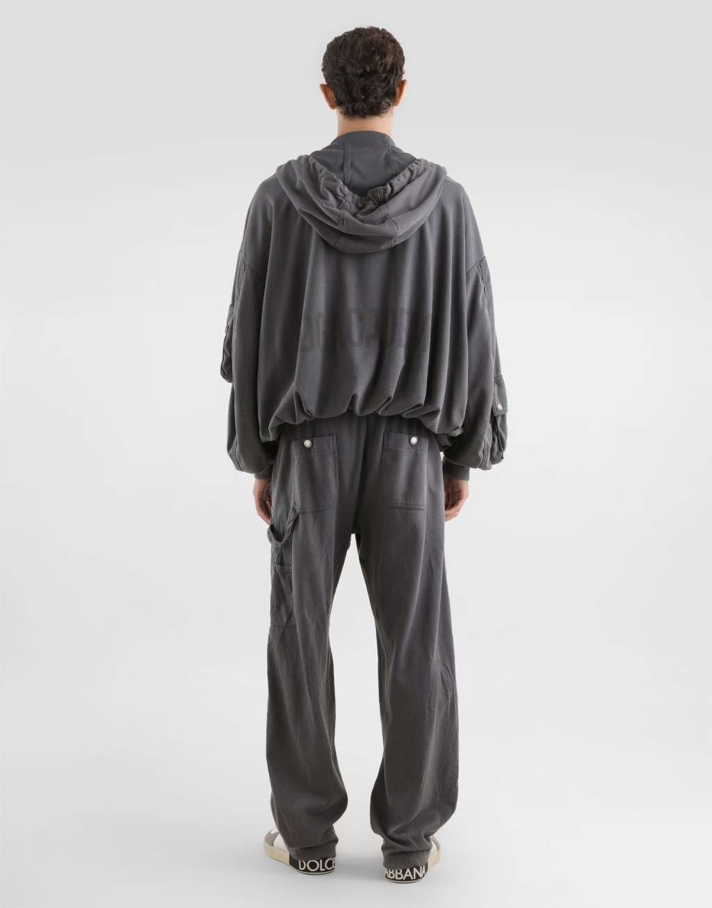 复古饰面针织连帽卫衣3