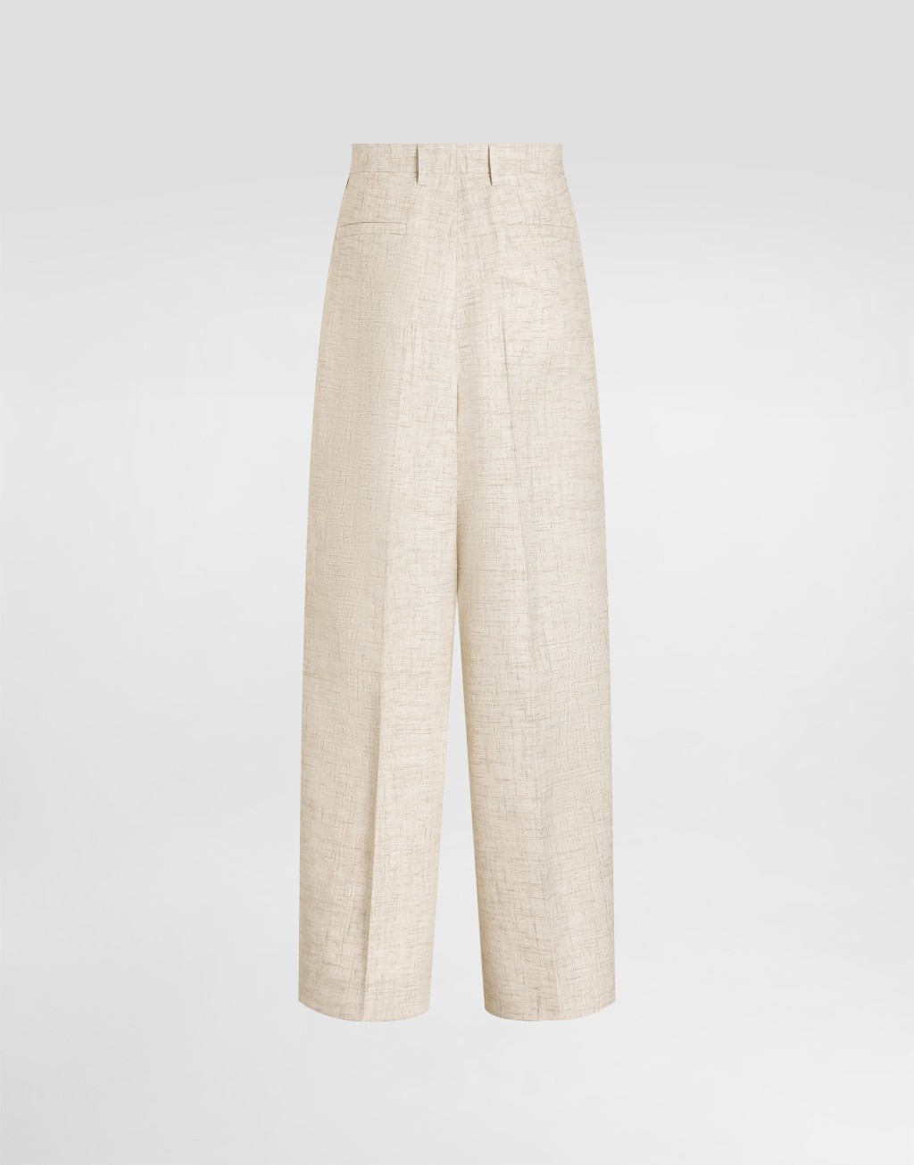 花呢质感亚麻与粘胶纤维长裤2