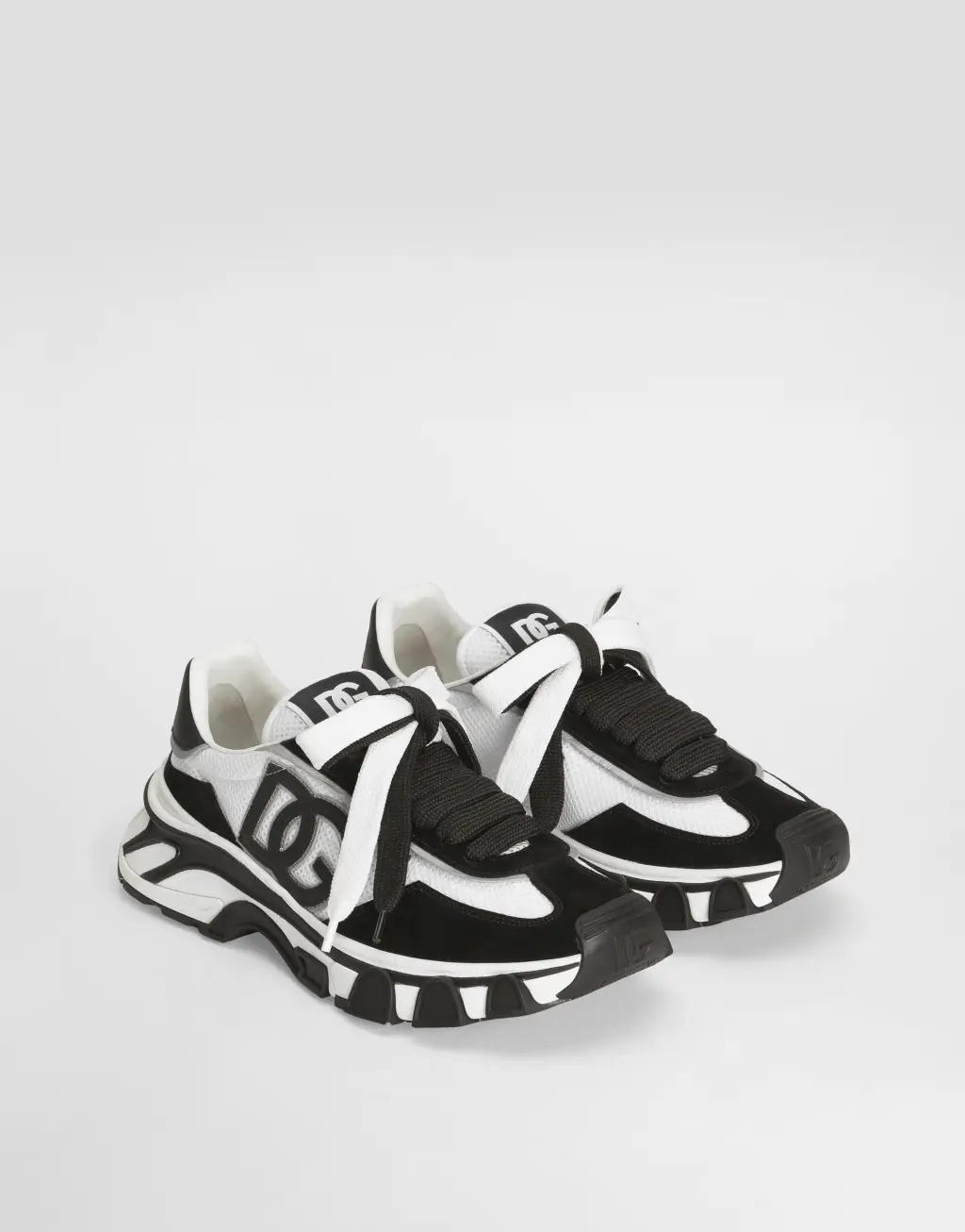 DG Country Road 尼龙与皮革运动鞋