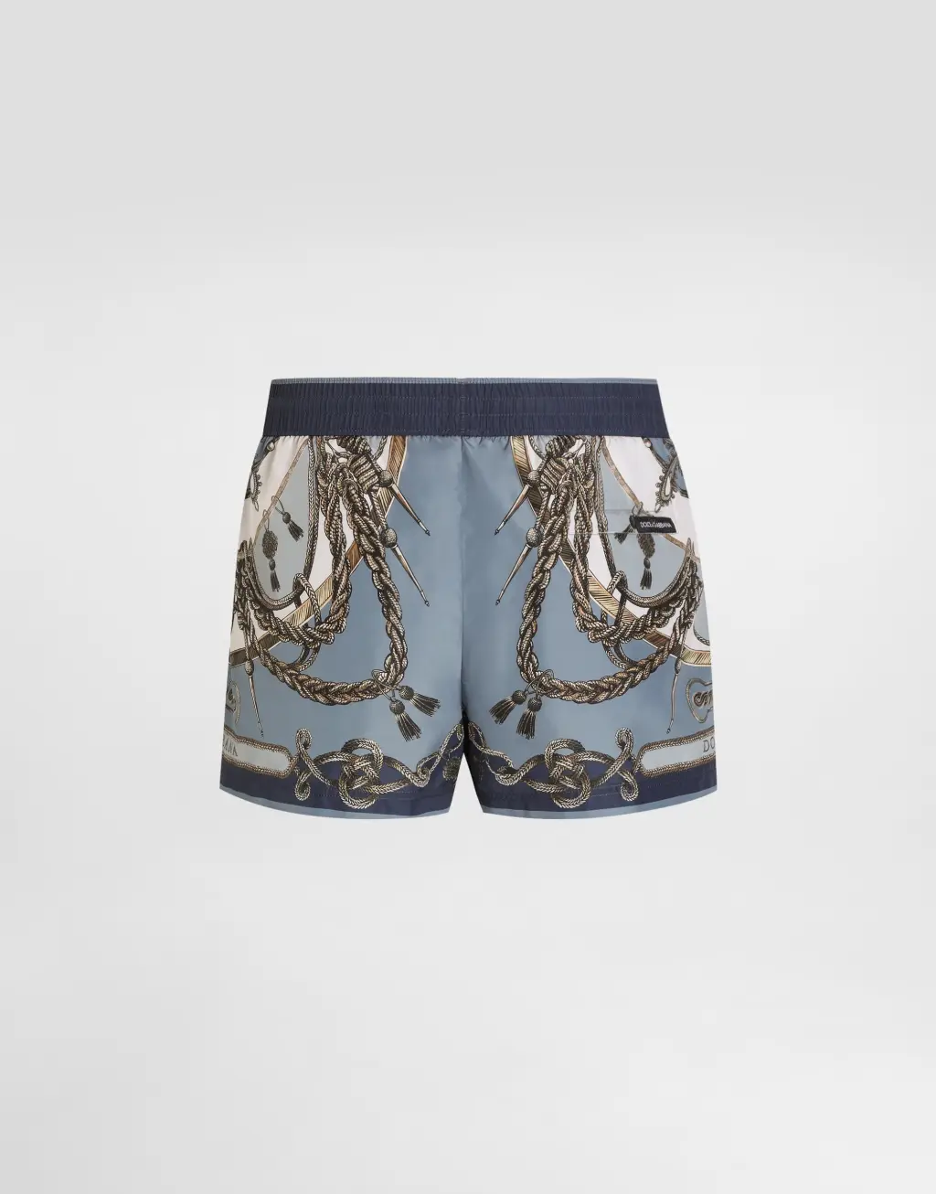 印花短款泳裤