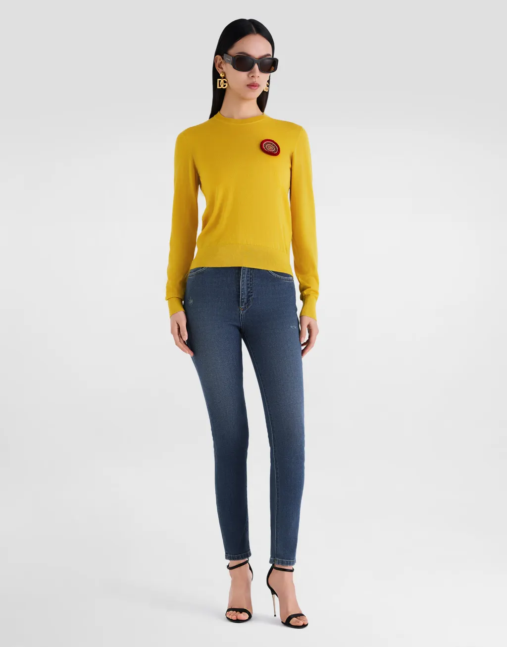 细腻针织套头衫