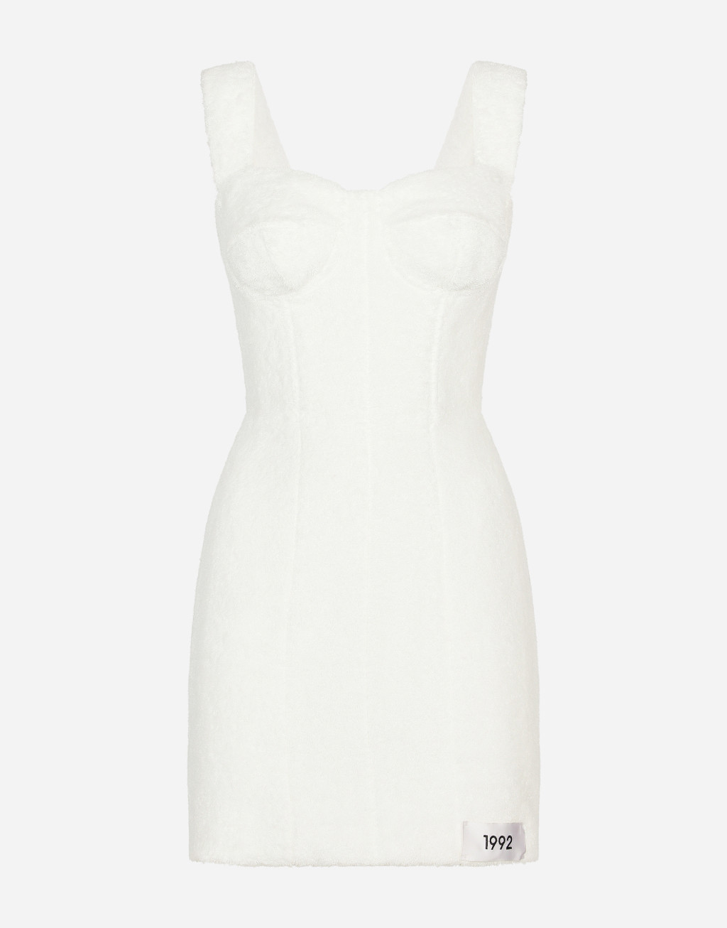 毛巾布迷你连衣裙1