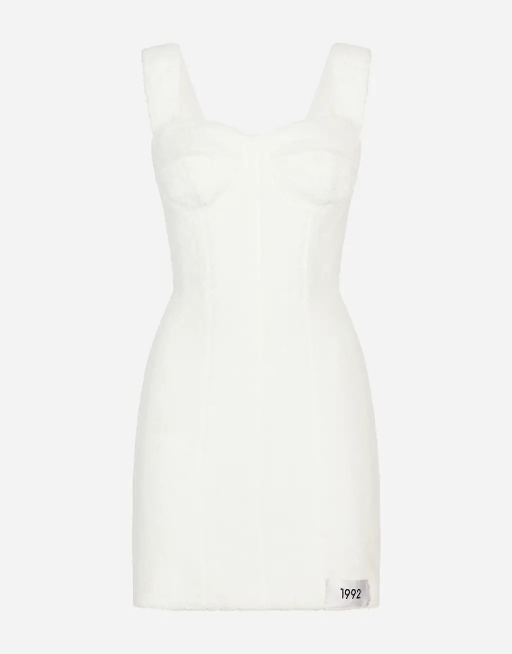 毛巾布迷你连衣裙