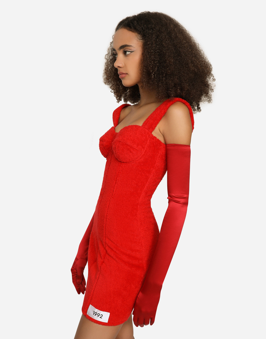 毛巾布迷你连衣裙3