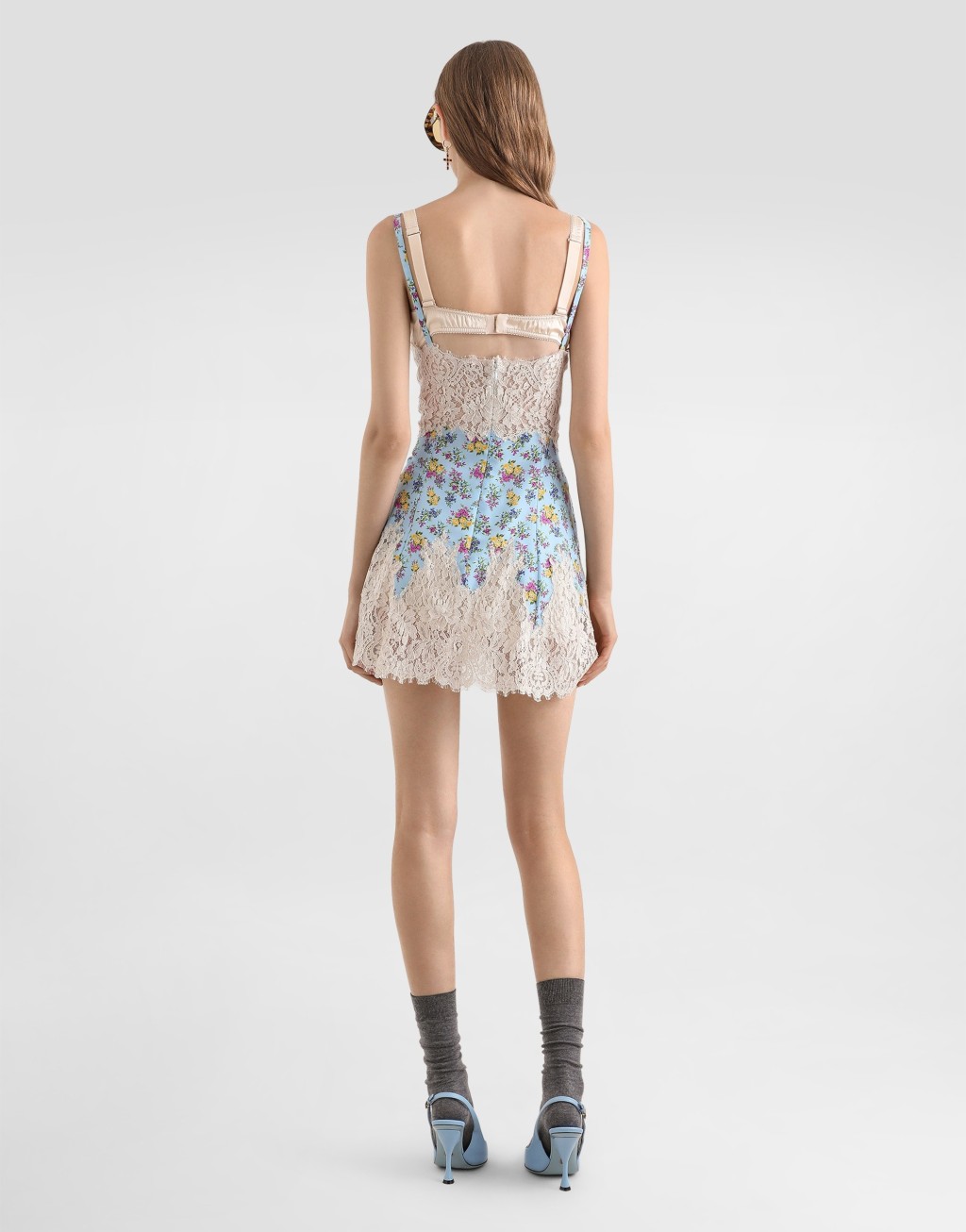 小碎花印花哈博泰真丝连衣裙3