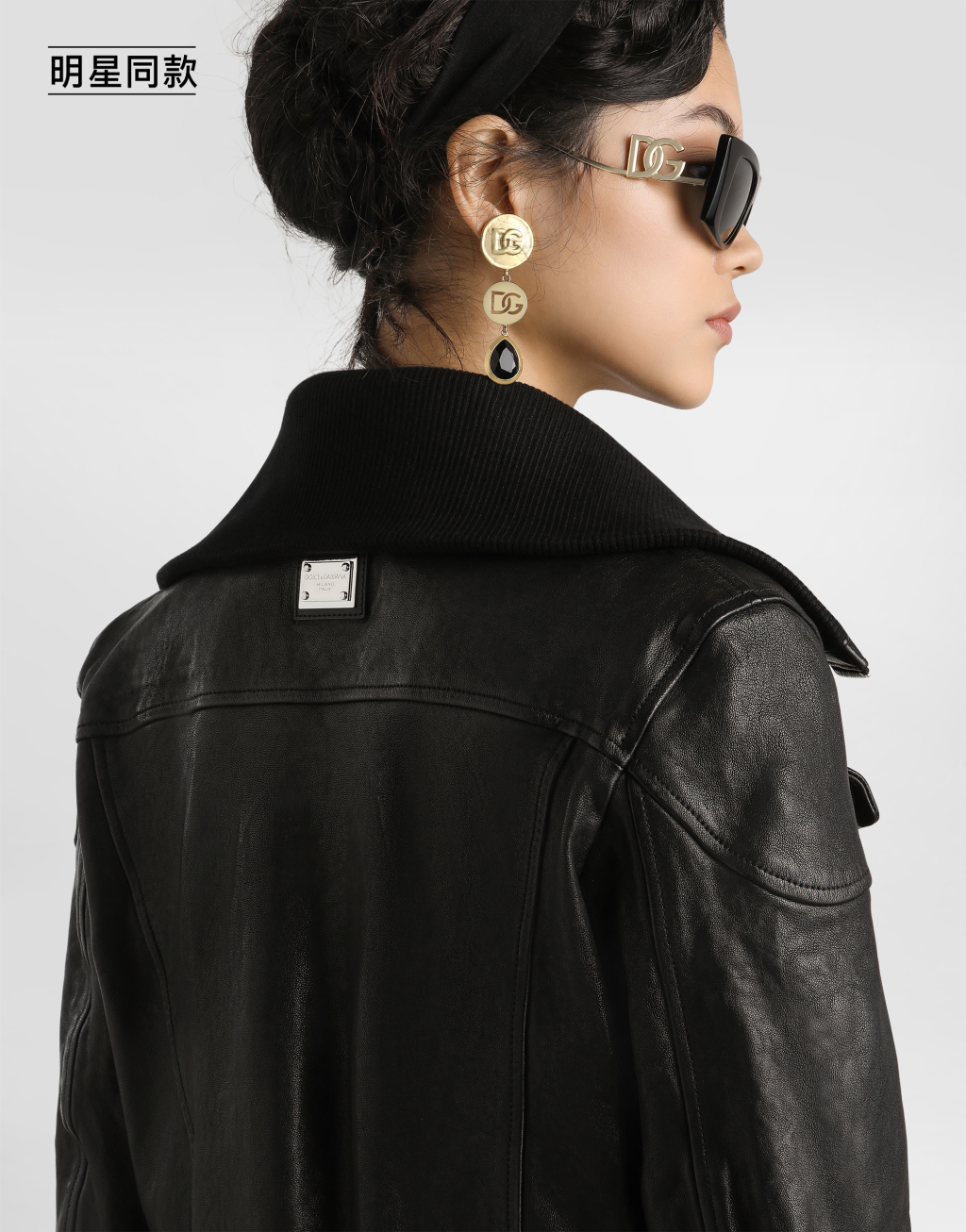 明星同款纳帕皮革外套5