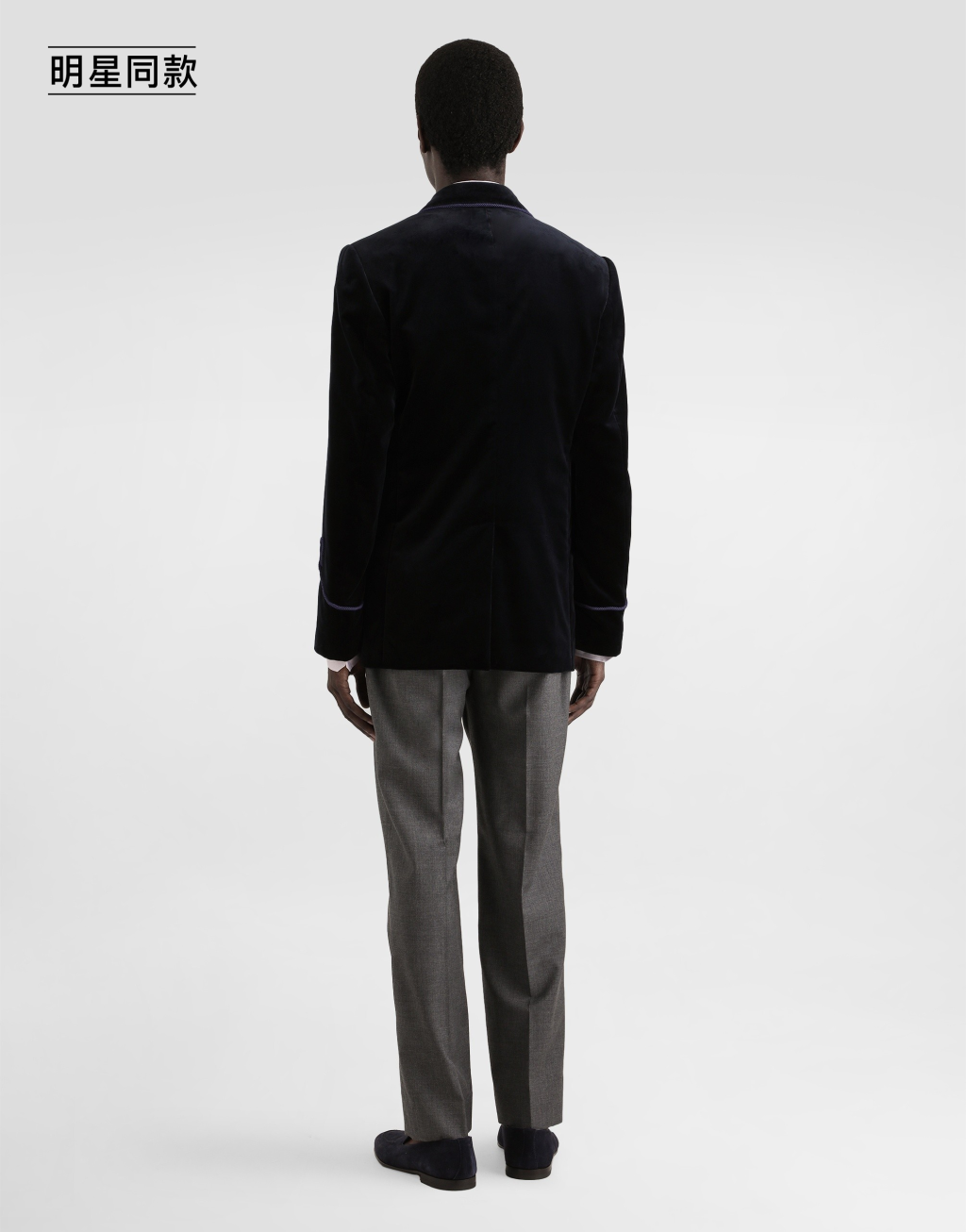 明星同款羊毛帆布长裤3