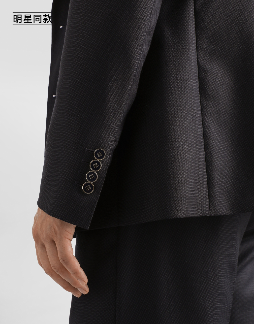 明星同款鸟眼纹羊毛 Taormina 双排扣夹克5