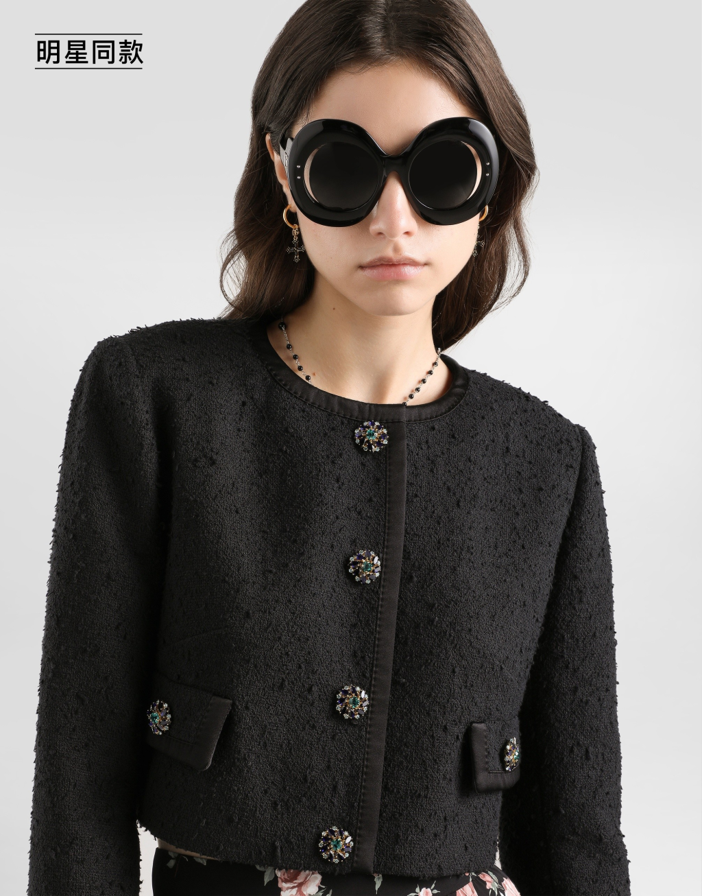 明星同款Rachel 席纹夹克4