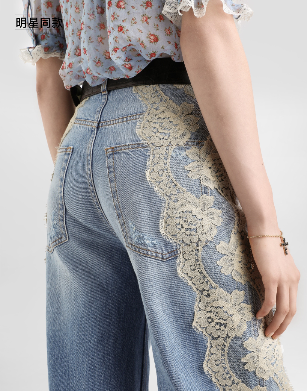 明星同款五袋牛仔裤5