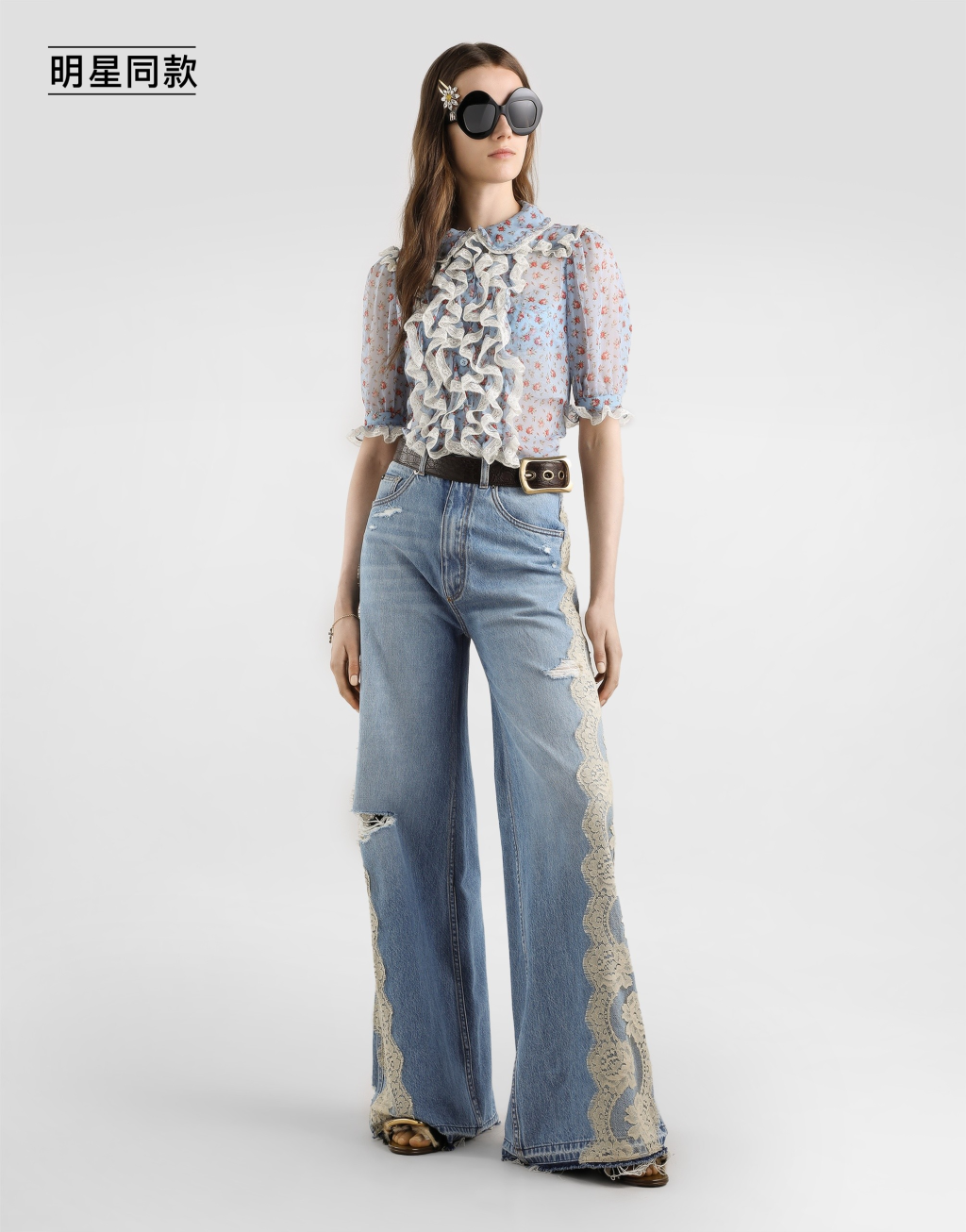 明星同款五袋牛仔裤2