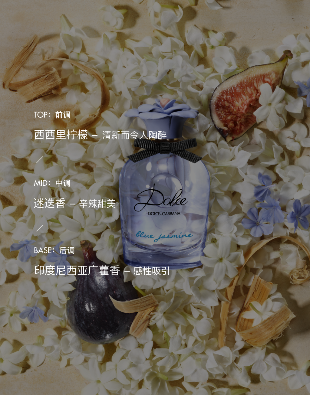 DOLCE&GABBANA 意悠蓝调茉莉香型香水 75ML4