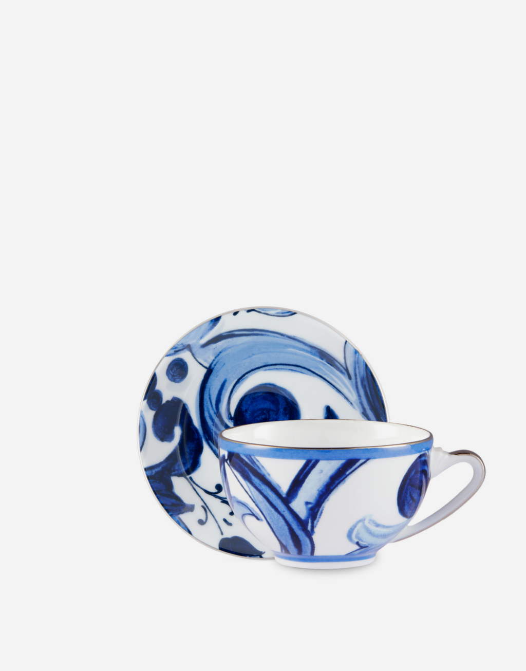 【情定地中海礼盒】瓷器茶杯与茶碟套组*2套组2
