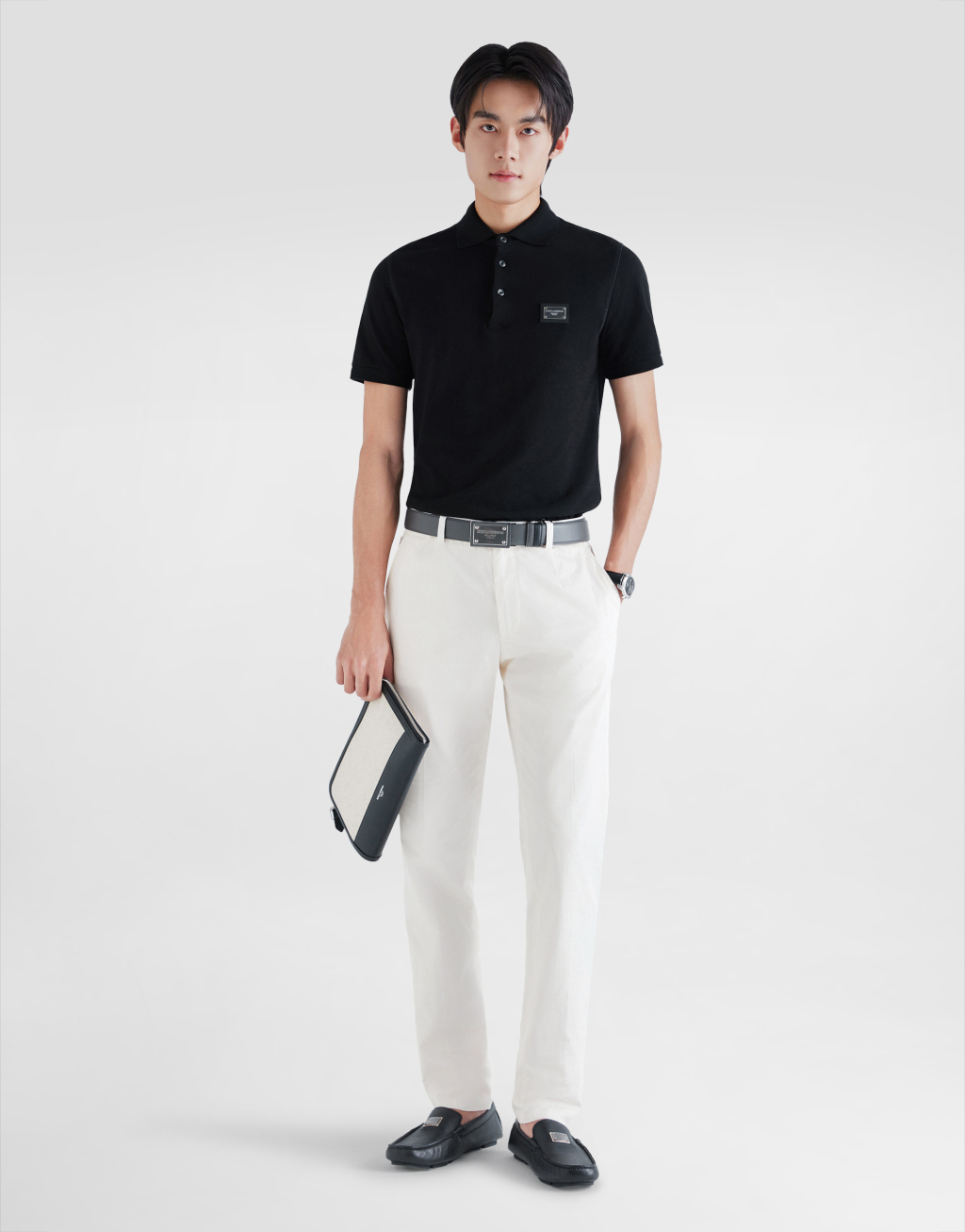 标牌棉质珠地 Polo 衫2