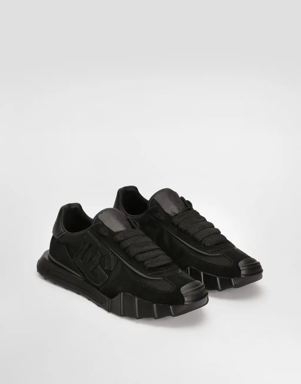DG Athletic 织物与牛皮革运动鞋