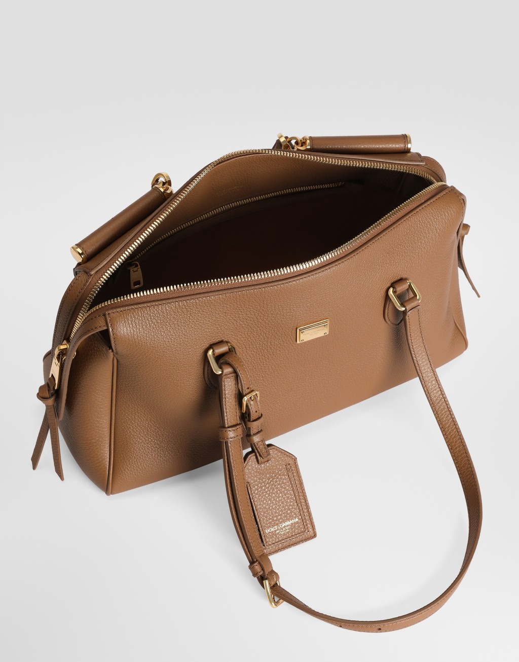 Vittoria 中号牛皮革手提包7