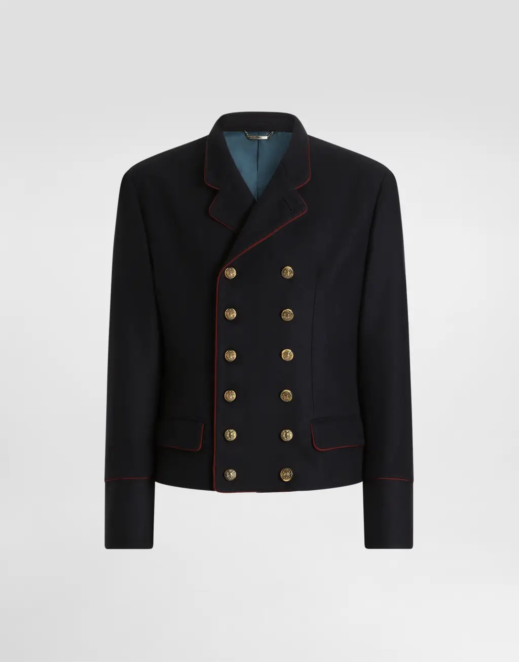 双排扣礼服羊毛大衣