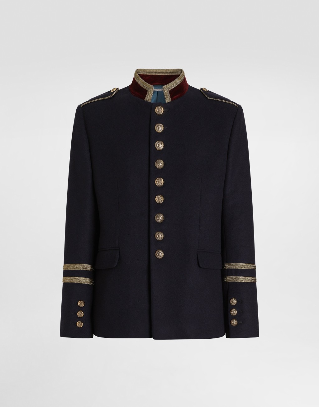 羊毛长礼服大衣1