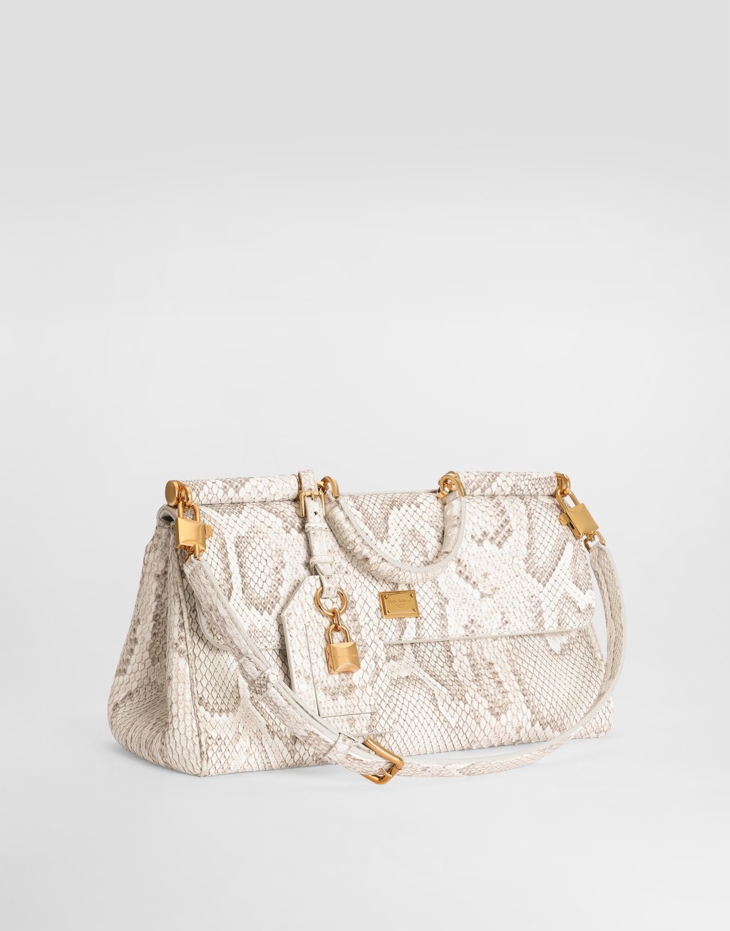 My Sicily 中号蟒蛇皮手提包4