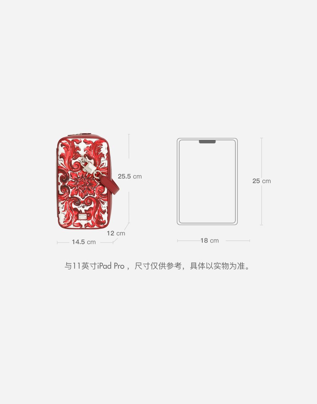 马约利卡印花帆布手提包8